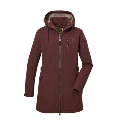 Abbildung von G.I.G.A. DX Damen Softshell Parka mit Abzipbarer Kapuze GW 46 WMN SFTSHLL PRK, Blackberry, 38, 40898 000
