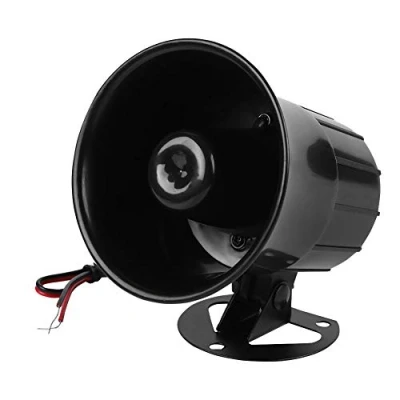 Abbildung von ASHATA Alarm Sirene, 110 dB 12V Piezo Alarmsirene Sirene Horn Lautsprecher System,Hochtonlautsprecher verdrahtete Alarmanlage Sicherheitssystem für Home Security/Outdoor