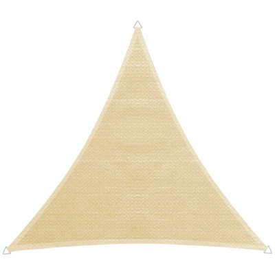 Abbildung von Windhager Sonnensegel &quot;Capri Dreieck&quot;, 5x5x5m, champagner