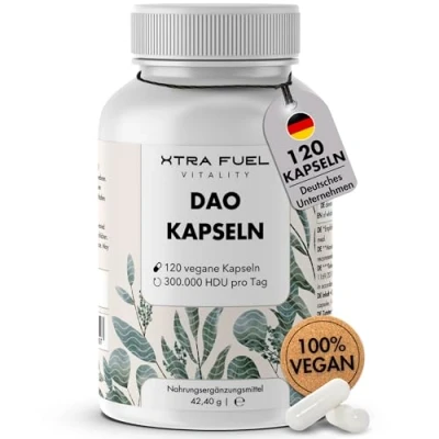 Abbildung von DAO DiAminOxidase 300.000 HDU Kapseln von XTRA FUEL 120 St