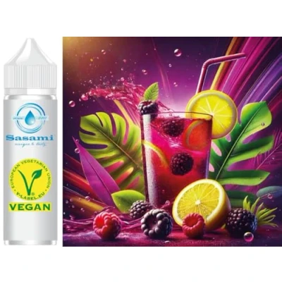 Abbildung von Blue Razz Lemonade Blaue Himbeeren Limonade Aroma Konzentrat Vegan Sasami 10ml