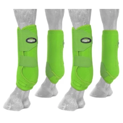 Abbildung von Tough 1 Extreme Vented Sport Boots Set, Neon Green, Large