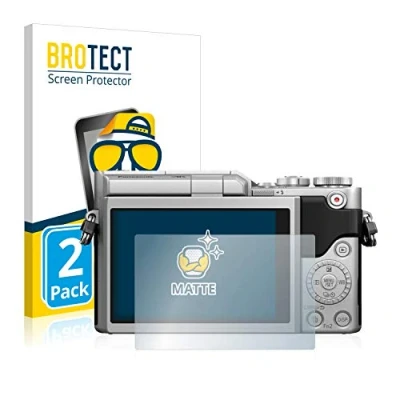 Abbildung von BROTECT Entspiegelungs Schutzfolie für Panasonic Lumix DC GX800 (2 Stück) Matte Displayschutz Folie, Anti Reflex, Fingerprint