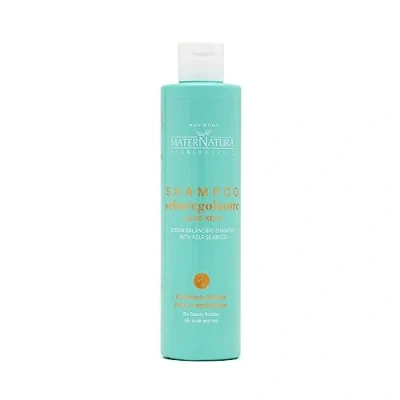 Abbildung von Maternatura, Sebo Regulierendes Shampoo mit Kelp Algen, normalisiert die Aktivität der Talgdrüsen, reinigt Kopfhaut sanft, Bio Schönheitsroutine für fettige Haut und Haare, Made in Italy 250 ml
