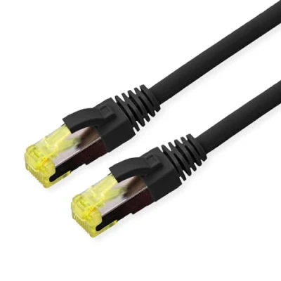 Abbildung von ROLINE Outdoor Patchkabel Kat.6A (Class EA) S/FTP (PiMF), Litzendraht, LSOH, schwarz, 2 m