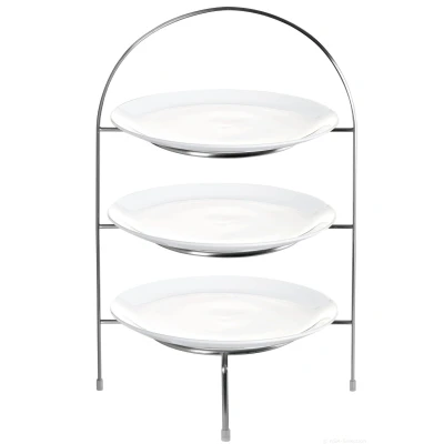 Abbildung von ASA Selection Etagere / Servierturm A Table Silber ø 27 cm 3 lagig