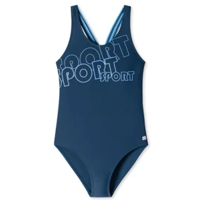 Abbildung von Schiesser AQUA Badeanzug für Kinder, Größe: 152, Blau