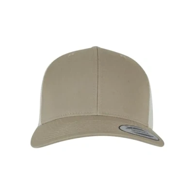 Abbildung von Flexfit Unisex 6606T Retro Trucker 2 Tone Baseballkappe, Pale Khaki/Birch, one Size