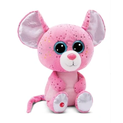 Abbildung von NICI Kuscheltier GLUBSCHIS Maus Miss Mausie 25cm pink Stofftier aus weichem Plüsch, niedliches Plüschtier zum Kuscheln und Spielen, für Kinder &amp; Erwachsene, tolle Geschenkidee 49699