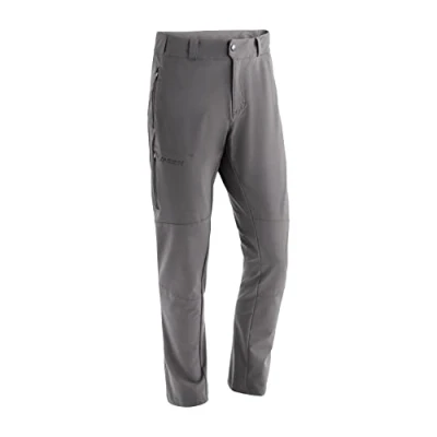 Abbildung von Maier Sports Herren Wanderhose Latit Slim M, Lange Outdoor Hose, Graphite, 52