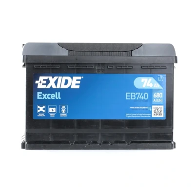 Abbildung von EXIDE EXCELL EB740 Batterie 12V 74Ah 680A B13 VOLKSWAGEN: Caddy 3 Kombi, Passat CC, Golf Plus / Crossgolf, MERCEDES BENZ: W124 Limousine kfzteile,