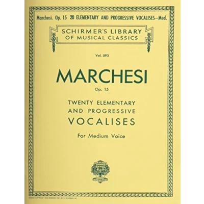 Abbildung von 20 Elementary and Progressive Vocalises, Op. 15: Medium Voice: Schirmer Library of Classics Volume 593 Voice