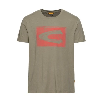 Abbildung von camel active Tshirt print, Herren, Größe: Medium, Khaki
