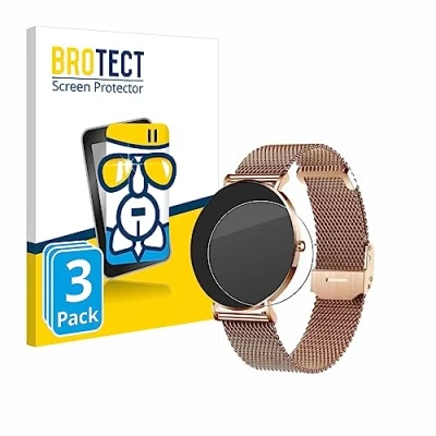 Abbildung von BROTECT Schutzglas für Xcoast X Watch Siona 2 (3 Stück) Schutzfolie Panzer Folie Glas [Extrem Kratzfest 9H, Anti Fingerprint, Ultra Transparent]