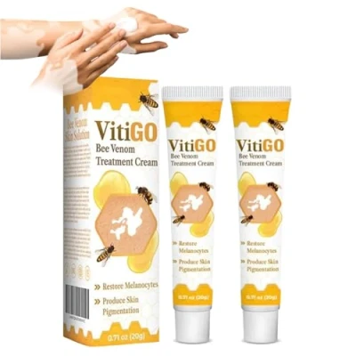 Abbildung von Fivfivgo Beevenom Vitiligo Behandlungscreme, Bienengift Behandlung für Vitiligo, Behandlungscreme alle Hauttypen, (2pcs)
