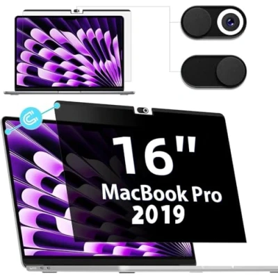 Abbildung von IPROKKO Magnetischer Blickschutzfilter für MacBook Pro 16 Zoll 2019, Abnehmbar Blaulicht Mac Laptop Privacy Screen Blickschutzfolie Sichtschutz Sichtschutzfilter Sichtschutzfolie