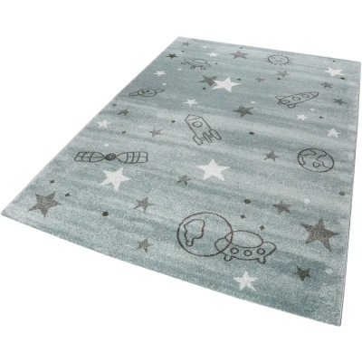Abbildung von Esprit Kinderteppich &quot;Yoda&quot;, rechteckig, Weltall Design, Kurzflor