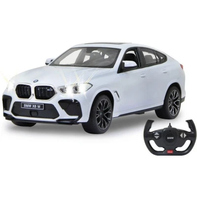 Abbildung von Jamara RC Auto Deluxe Cars, BMW X6 M 1:14, weiß 2,4 GHz, mit LED Lichtern