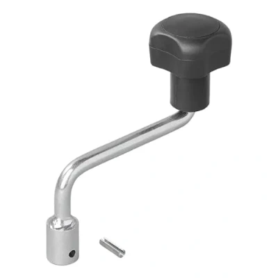Abbildung von ProPlus Hebel für Stützrad 48 mm Kurbel Bugrad Stahl Deichselrad Stecksystem H 126mm