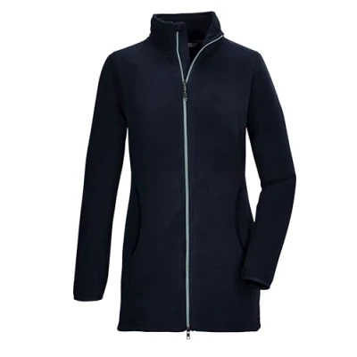 Abbildung von killtec Damen Teddy Fleecejacke mit Stehkragen KOW 110 WMN FLC JCKT, dunkelnavy, 48, 41797 000