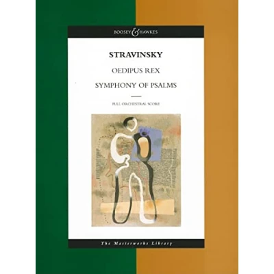 Abbildung von Oedipus Rex / Psalmensymphonie: Oper gemischter Chor (SATB) und Orchester. Studienpartitur. (The Masterworks Library)