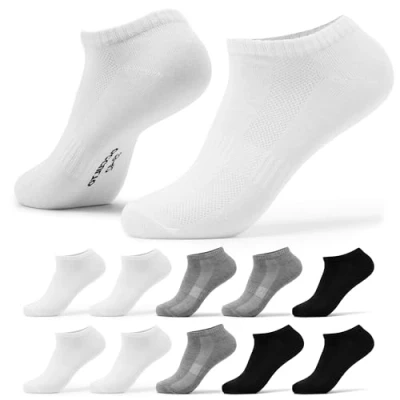 Abbildung von Occulto 10 PACK Sneaker Johannes Socken, Herren, Größe: 47 49, Black white grey