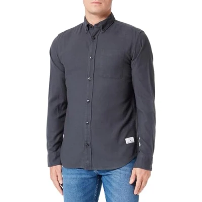 Abbildung von Jack &amp; Jones Premium Jprblubrook Solid Hemd, Herren, Größe: Medium, Black sand