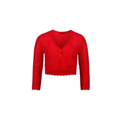 Abbildung von zero MIT Wellensaum Strickjacke, Damen, Größe: 34, Formula one
