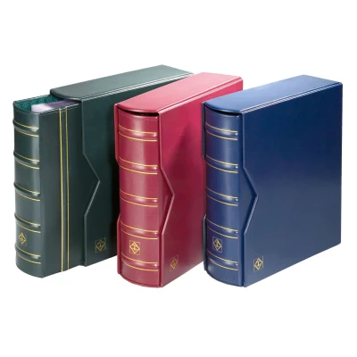Abbildung von Leuchtturm, Optima Classic Gigant, Album (4 Ringe) ohne Inhalt, inkl. Schutzkassette Grün Abm: 250x280x65 mm. pro Stk.
