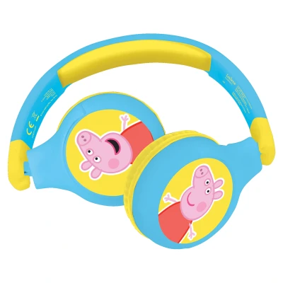 Abbildung von Lexibook® Faltbare Kopfhörer Peppa Wutz 2in1 Bluetooth® und Kabelanschluss Kinder