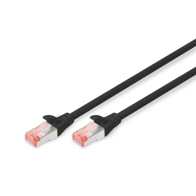 Abbildung von DIGITUS LAN Kabel Cat 6 5m RJ45 Netzwerkkabel S/FTP Geschirmt Kompatibel zu 6A &amp; 7 Schwarz