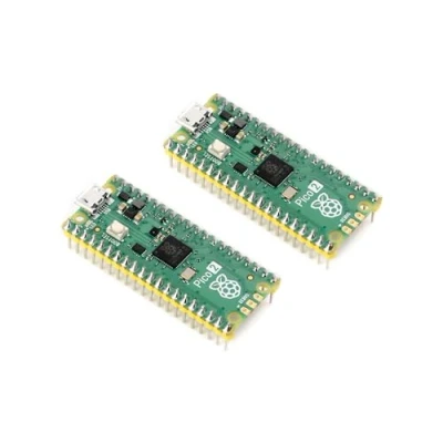 Abbildung von Waveshare 2 Pack Pre Soldered Raspberry Pi Pico with Header RP2350 Microcontroller Board Mini Kit Based on Chip,Dual core &amp; Dual Architecture,Support C/C++/Python