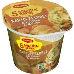 Abbildung von Maggi 5 Minuten Terrine Kartoffelbrei mit Erbsen &amp; Möhren