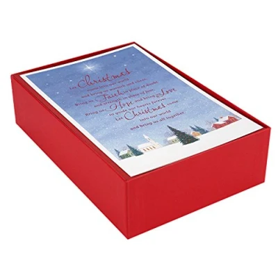 Abbildung von Hallmark Boxed Christmas Cards, Church Blessings (40 Cards and 40 Envelopes)