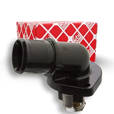 Abbildung von FEBI BILSTEIN 105965 Kühlwasserthermostat 89 mit Dichtung Gehäuse CITROËN: C2 Schrägheck, C3 I Berlingo / First