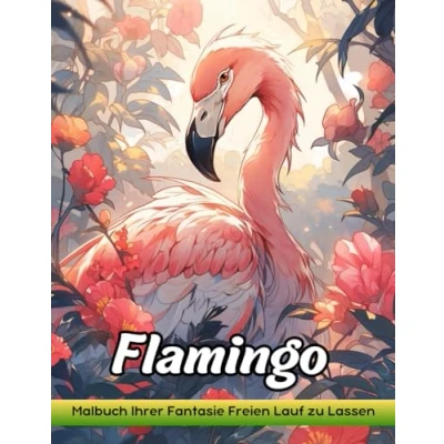 Abbildung von Flamingo: Malbuch Für Erwachsene Mit Flamingo Zum Stressabbau Und Zur Entspannung