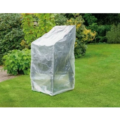 Abbildung von Happy People Schutzhülle für verstellbaren Gartenstuhl circa 65 x 120/80cm, 79277, Tranparent