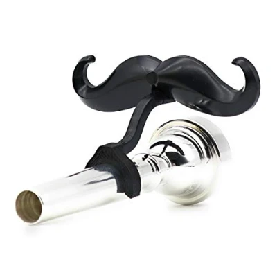 Abbildung von Brasstache Der originale Schnurrbart zum Aufstecken für Trompetenmundstück