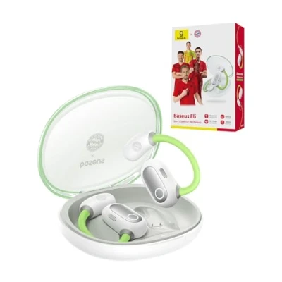 Abbildung von Baseus Eli Sport 1 Open Ear Kopfhörer Bluetooth, Direktionale Akustik, Druckvoller Bass, Ultraleicht, IPX4 Wasserdicht, ENC Mikrofone, Bluetooth 5.3 für Laufen, Training, Fitness
