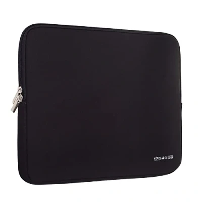 Abbildung von König Design Laptoptasche Laptophülle 15 Zoll stoßfeste Notebooktasche Laptop Schutzhülle Notebook Sleeve Hülle PC Schutztasche Schwarz