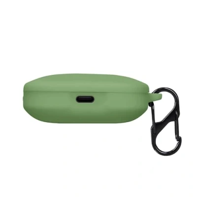 Abbildung von kwmobile Hülle kompatibel mit Xiaomi Redmi Buds 5 Kopfhörer Silikon Schutzhülle Etui Case Cover Schoner in Hellgrün