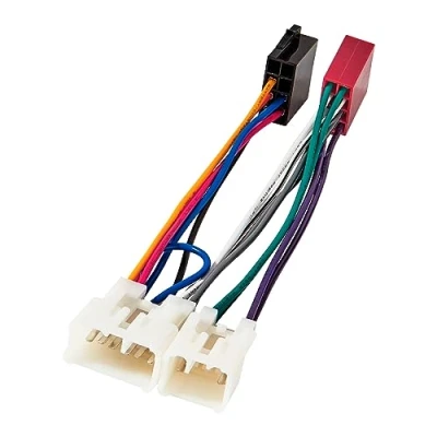 Abbildung von RED WOLF Autoradio Adapter ISO Stecker für 1988 2018 Toyota 4runner Tacoma Tundra Subaru Radio 16 pol Kabelbaum Adapterkabel