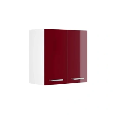 Abbildung von Vicco Hängeschrank R Line, Bordeaux Hochglanz/Weiß, 60 cm