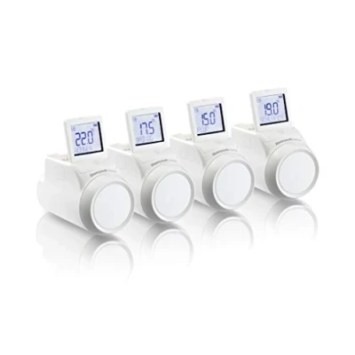 Abbildung von Honeywell Home evohome Heizkörperregler zur Heizungssteuerung per App und WLAN, Paket 4x HR92RT, THR0924HRT