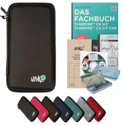 Abbildung von CALCUSO Zubehör Streberpaket Schwarz kompatibel für Grafikrechner TI Nspire CX II T/CX T CAS