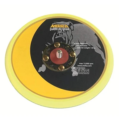 Abbildung von Mirka 8295297111 Stützteller 150mm 5/16&quot; Grip Medium Keine Löcher Packung enthält 1 Stück