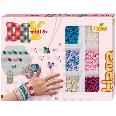 Abbildung von Hama Midi DIY Perlenset 2400 Teile