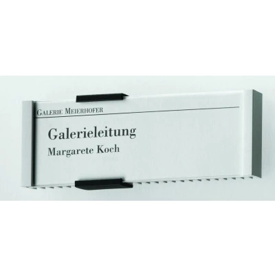 Abbildung von DURABLE Türschild 14,9 x 5,25 cm silber
