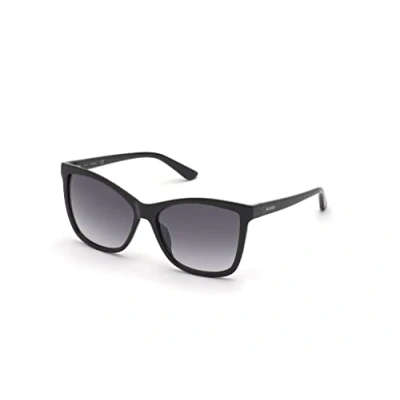 Abbildung von Guess Damen GU7779 01C Gläser SONNENBRILLEN Injiziert Schwarz Rauch Quadratisch Normal Spiegel
