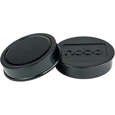 Abbildung von Nobo Magnet rund 38mm VE=10 Stück schwarz